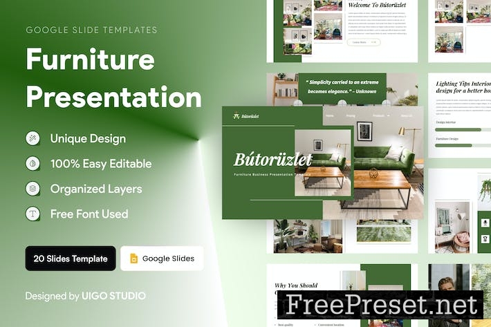 Furniture Business Presentation Template