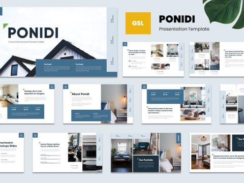 Furniture & Home Decoration Google Slides Template 5STDG3E