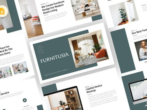 Furnitusia - Furniture Google Slides Template 9RXN5Z5