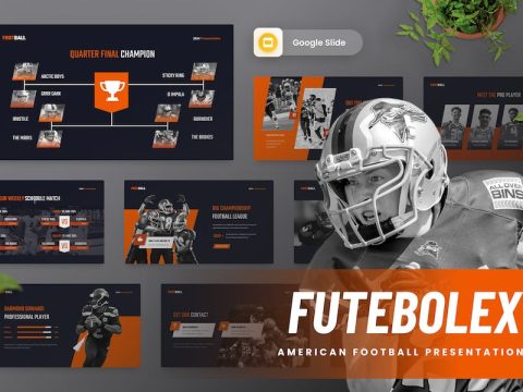 Futebolex - American Football GoogleSlide Template