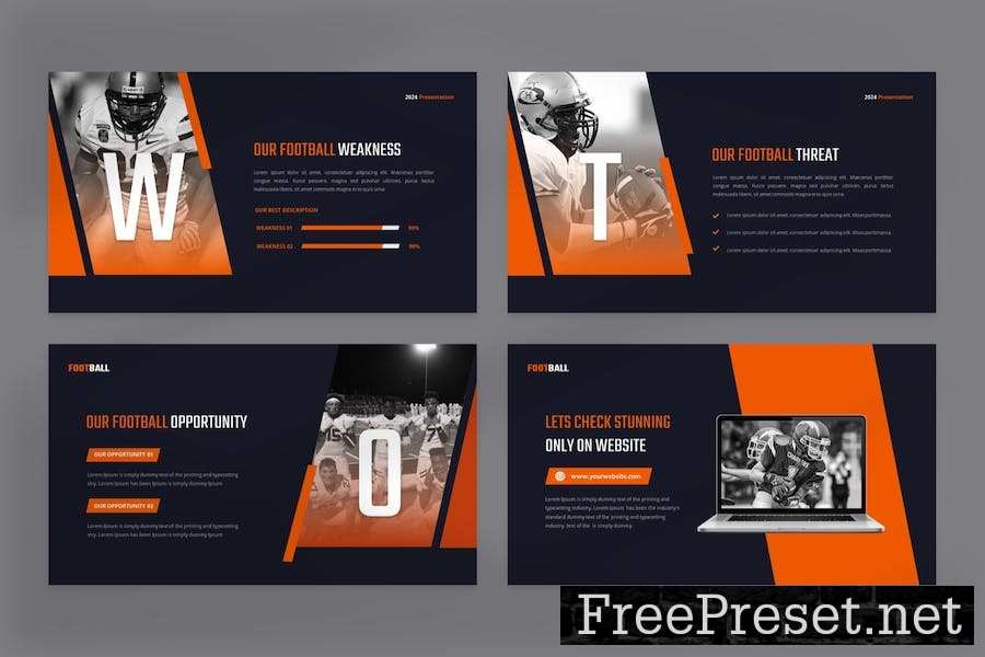 Futebolex - American Football Keynote Template