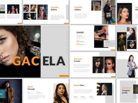 Gacela - Lookbook Keynote Template CD7FS5L