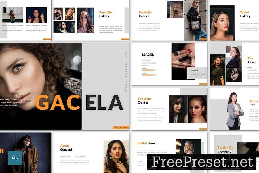 Gacela - Lookbook Keynote Template CD7FS5L