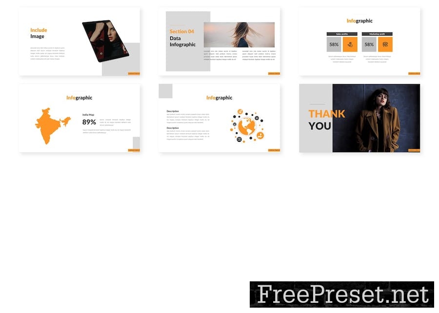 Gacela - Lookbook Powerpoint Template 7573R4A