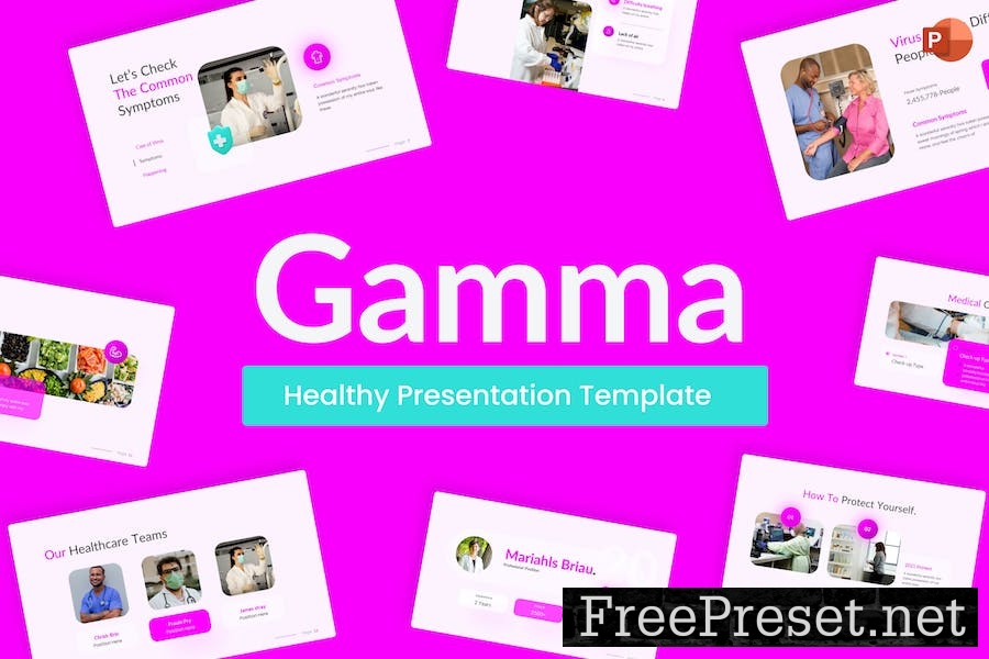 Gamma Purple Modern Medical PowerPoint