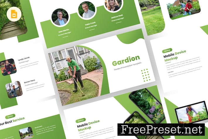 Gardion - Garden Google Slides Template