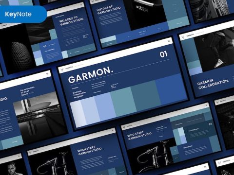 Garmon – Business Keynote Template SHRAQYT