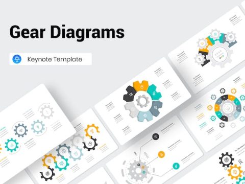 Gear Diagrams Keynote Presentation Template