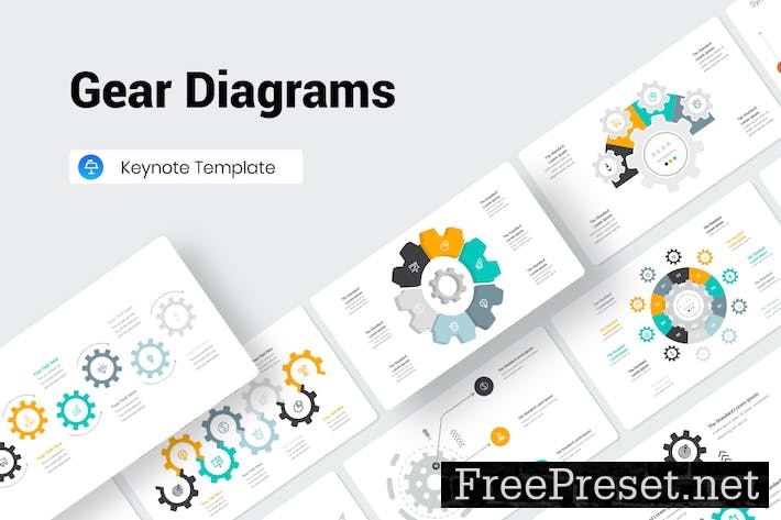 Gear Diagrams Keynote Presentation Template