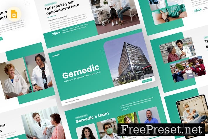 Gemedic - Medical Google Slides Template