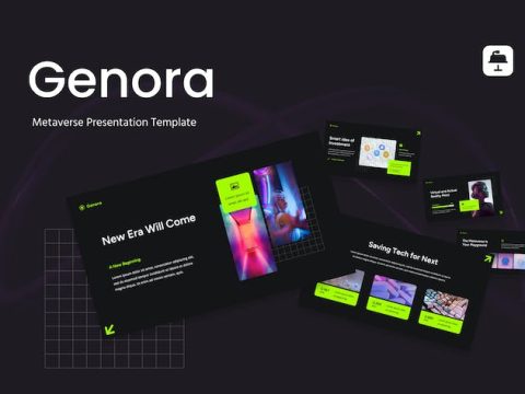 Genora - Metaverse Presentation Template Keynote