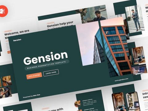 Gension - Business Powerpoint Template