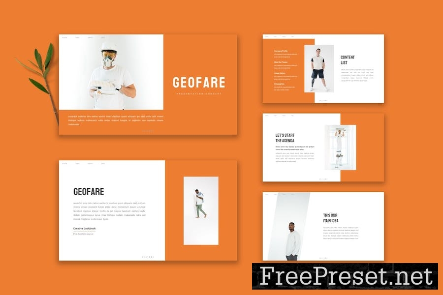 Geofare - Powerpoint Template 7A2UANT