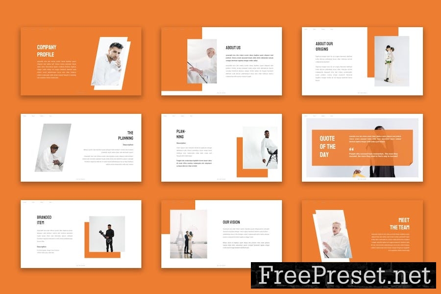 Geofare - Powerpoint Template 7A2UANT