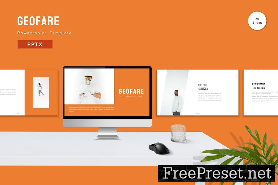 Geofare - Powerpoint Template 7A2UANT