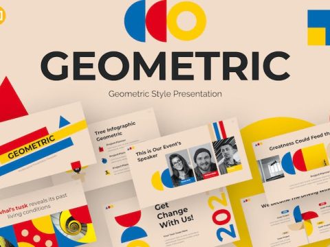 Geometric Infographic Google Slides Template