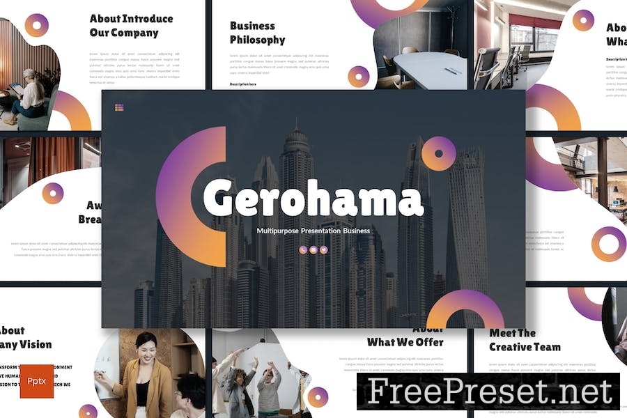 Gerohama - Multipurpose Powerpoint Template