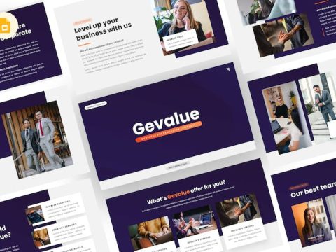 Gevalue - Business Google Slides Template NZS6FXA