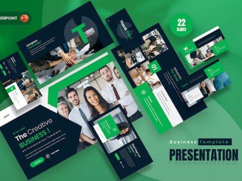 Giew Business PowerPoint Presentation Template ECX8P4D