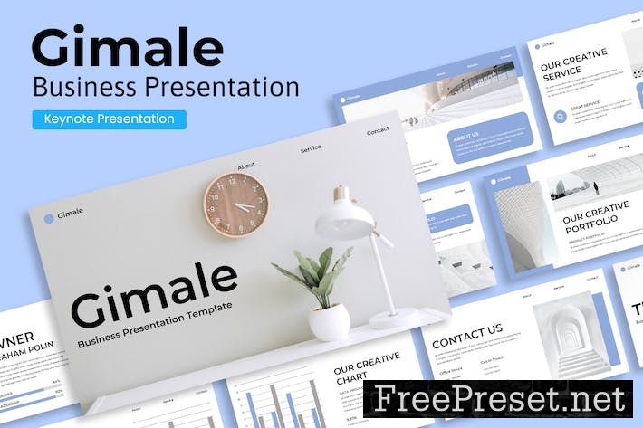 Gimale - Creative Business Presentation Template 42WWHCK