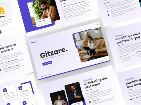 Gitzare - Marketing Google Slides Template