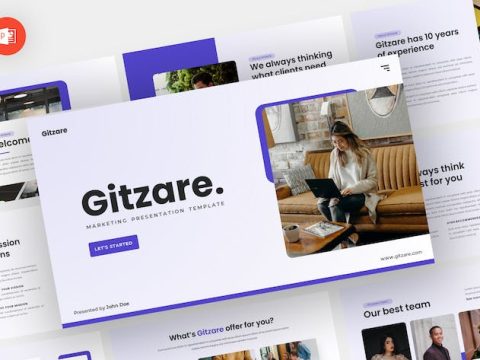 Gitzare - Marketing Powerpoint Template ZLQ3YJ5