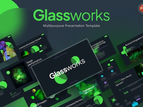 Glassworks Multipurpose PowerPoint Template 26M6KXZ