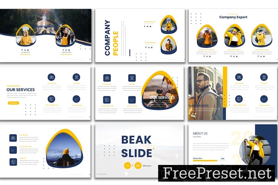 Glory - PowerPoint Presentation Template 9GYF9RR