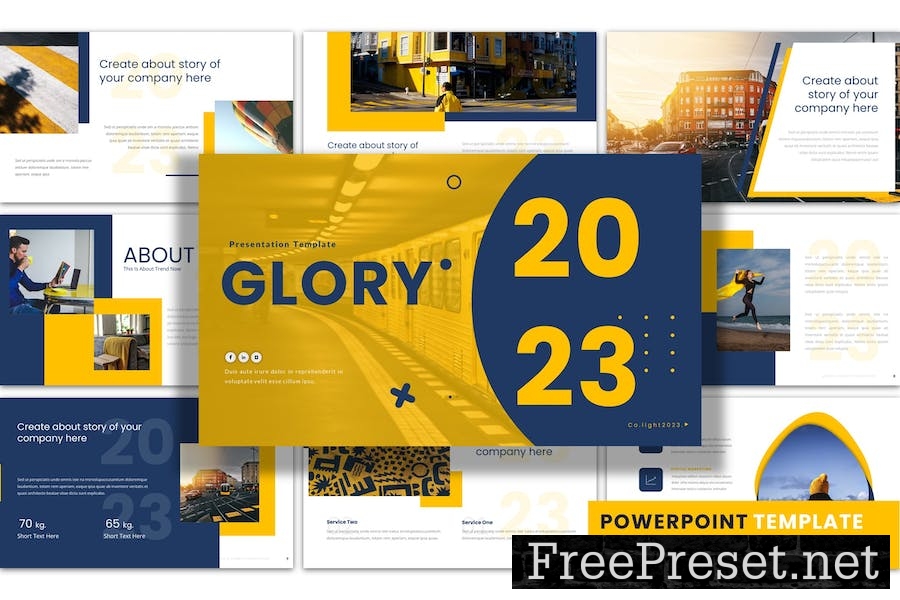 Glory - PowerPoint Presentation Template 9GYF9RR