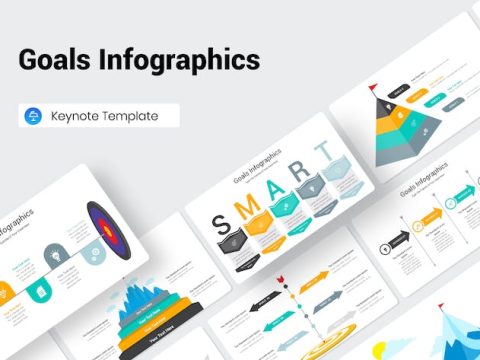 Goals Infographics Keynote Presentation Template LFS4QNG