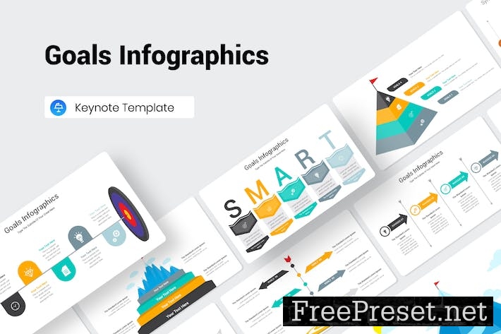 Goals Infographics Keynote Presentation Template LFS4QNG