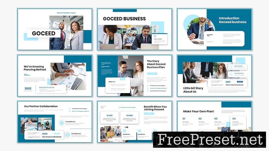 Goceed - Business Presentation PowerPoint Template