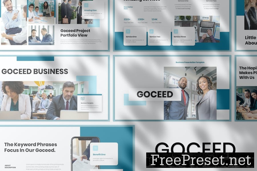 Goceed - Business Presentation PowerPoint Template