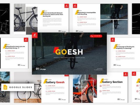 Goesh - Bicycle Sports Club Google Slides Template 6P5J2JP