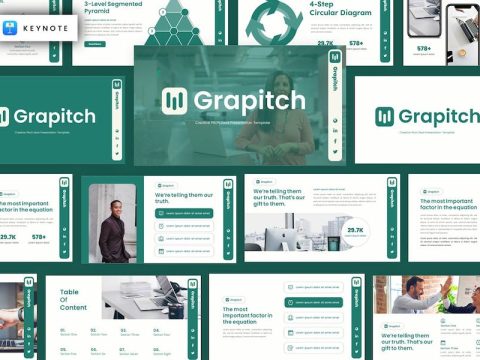 Grapitch - Creative Pitch Deck Keynote Template 3NJC9SQ