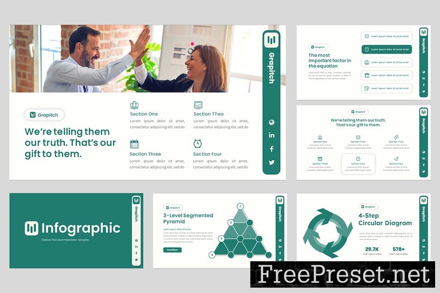 Grapitch - Pitch Deck Google Slides Template