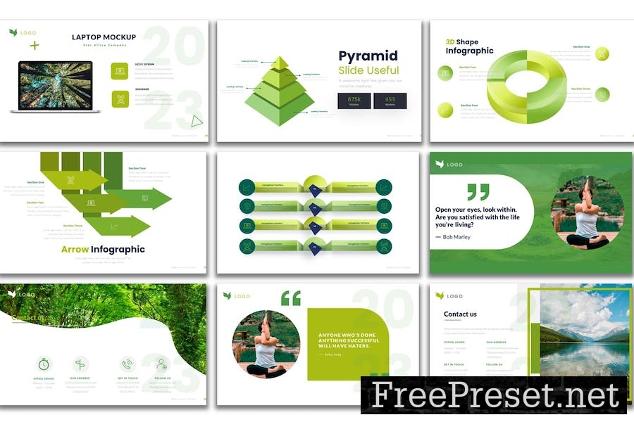 Green Health - PowerPoint Presentation Template