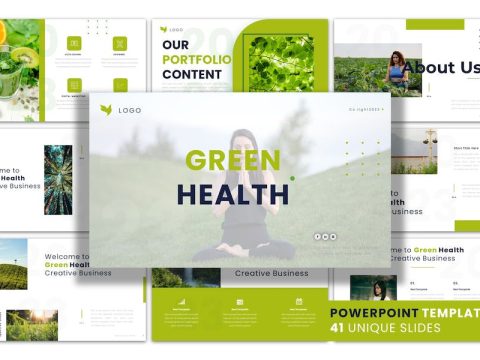 Green Health - PowerPoint Presentation Template