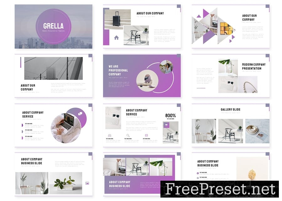 Grella - Powerpoint Template PNVAF86