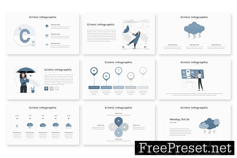 Grimis Infographic - Powerpoint Template 3THJKZD