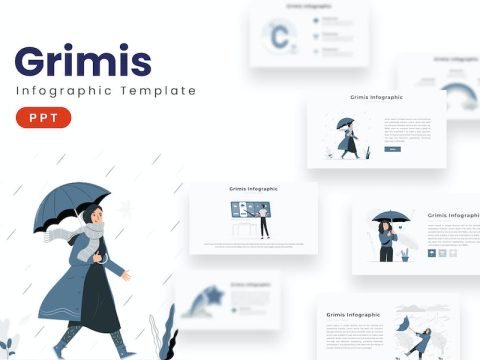 Grimis Infographic - Powerpoint Template 3THJKZD