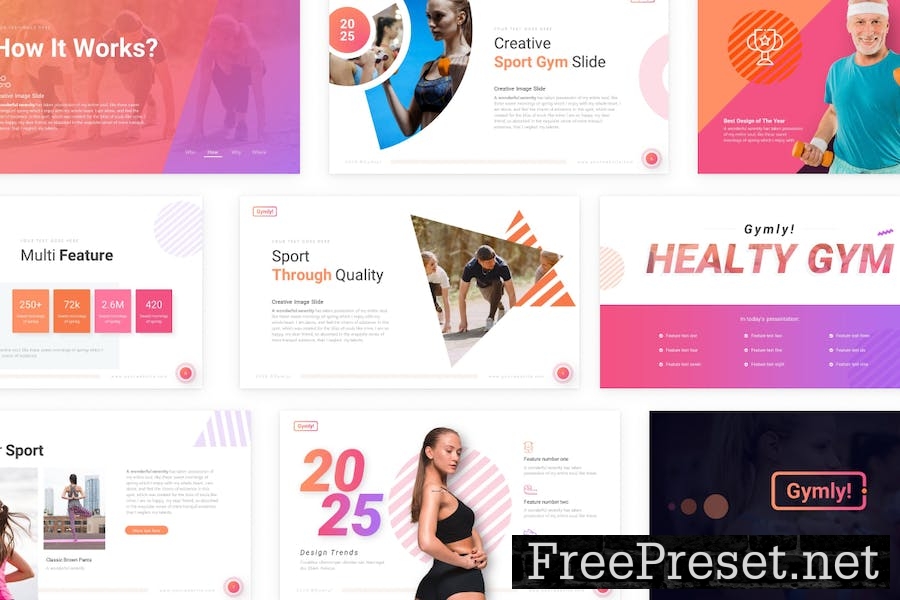 Gymly Sport Keynote Template YSCQ8FY