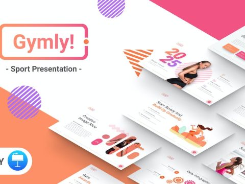 Gymly Sport Keynote Template YSCQ8FY