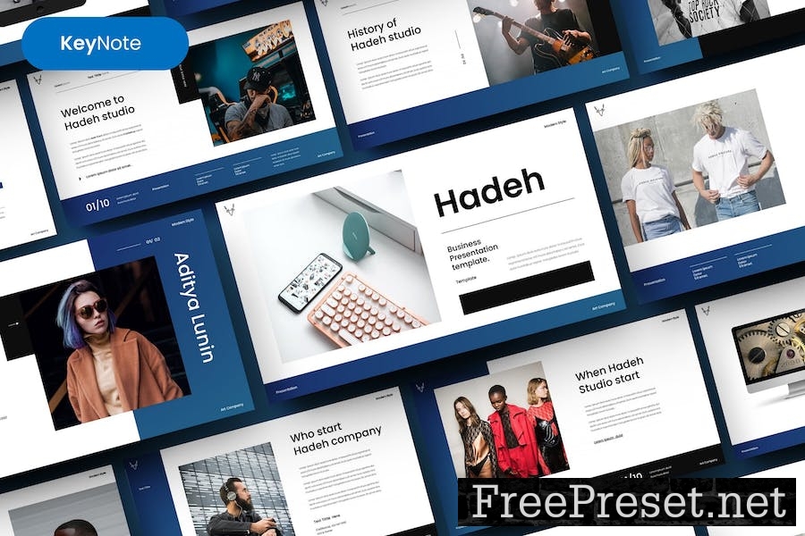 Hadeh – Business Keynote Template 2ENJX9W