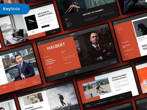 Halbert – Business Keynote Template SRTVR2F