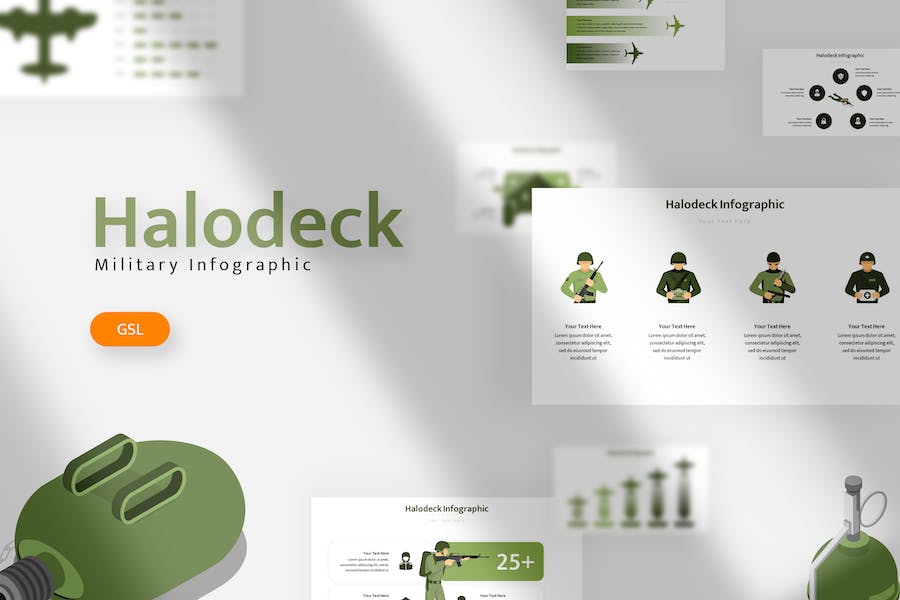 Halodeck Infographic - Google Slides Template MJL66YN