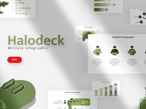 Halodeck Infographic - Powerpoint Template 6XQME2N