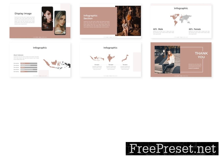 Hambure - Lookbook Google Slides Template