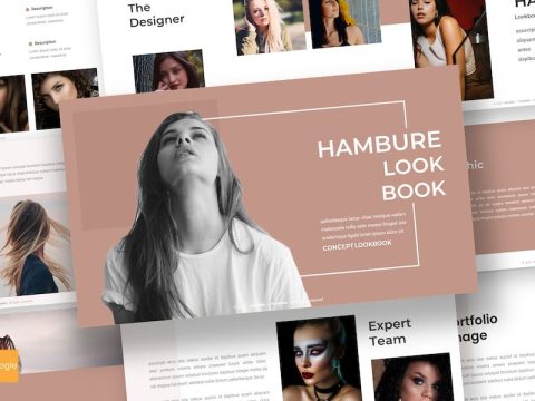 Hambure - Lookbook Google Slides Template