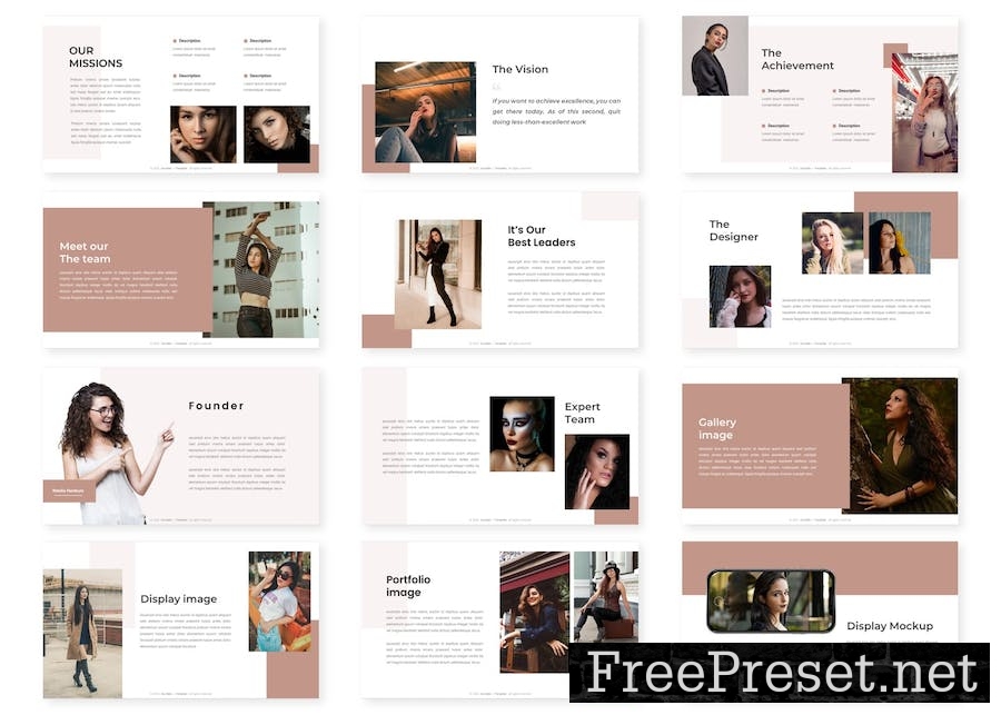 Hambure - Lookbook Keynote Template MXKQ8RE